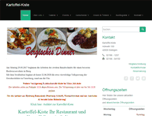 Tablet Screenshot of kartoffelkiste.de